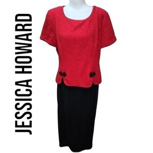 VINTAGE Jessica Howard Dress size 12 EUC